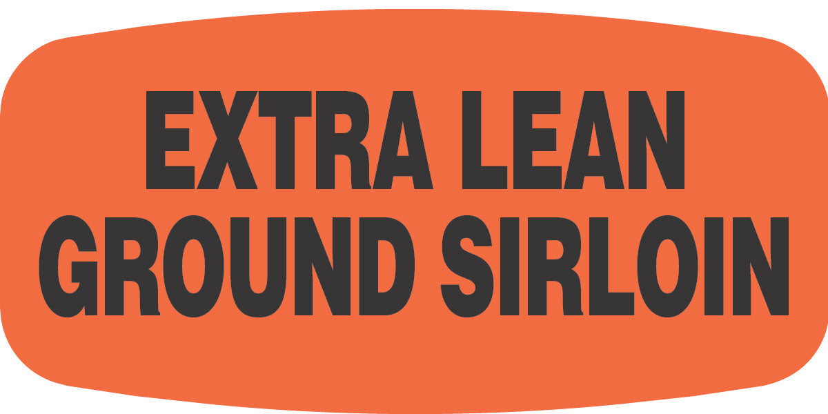 Extra Lean Ground Sirloin Label | Roll of 1,000