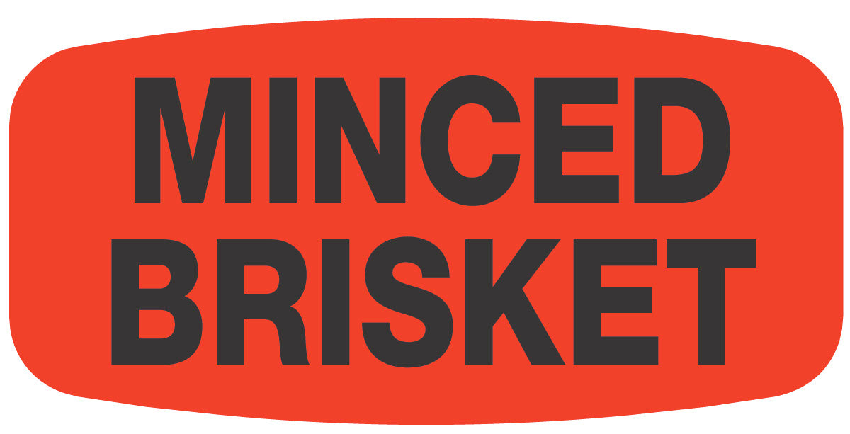Minced Brisket Label | Roll of 1,000