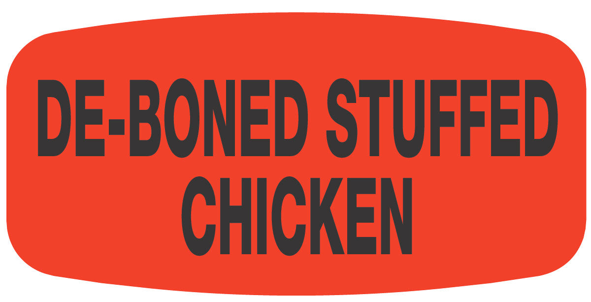 De-Boned Stuffed Chicken Label | Roll of 1,000