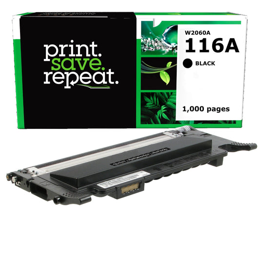 HP 116A Black Remanufactured Toner Cartridge [1,000 Pages] - Reused OEM Chip