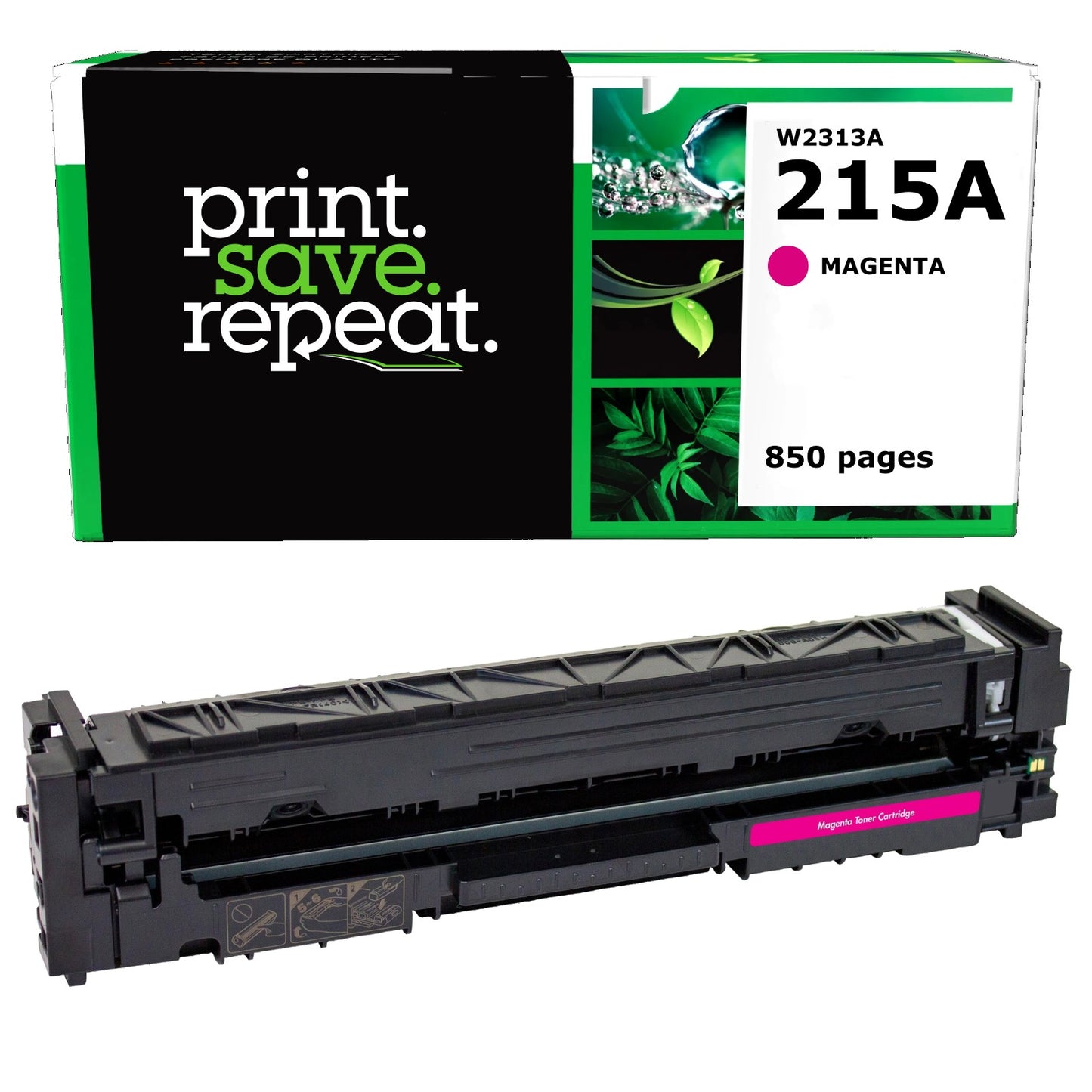 HP 215A Magenta Remanufactured Toner Cartridge [850 Pages] - Reused OEM Chip