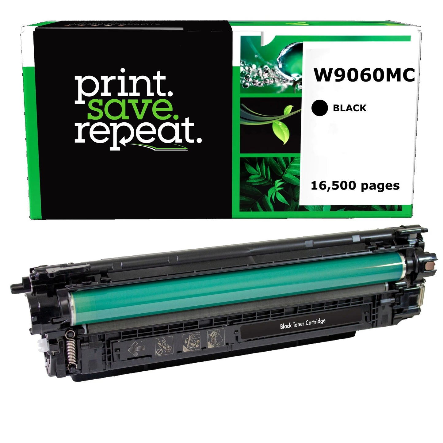 HP W9060MC Black Remanufactured Toner Cartridge [16,500 Pages]