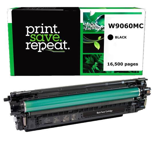 HP W9060MC Black Remanufactured Toner Cartridge [16,500 Pages]