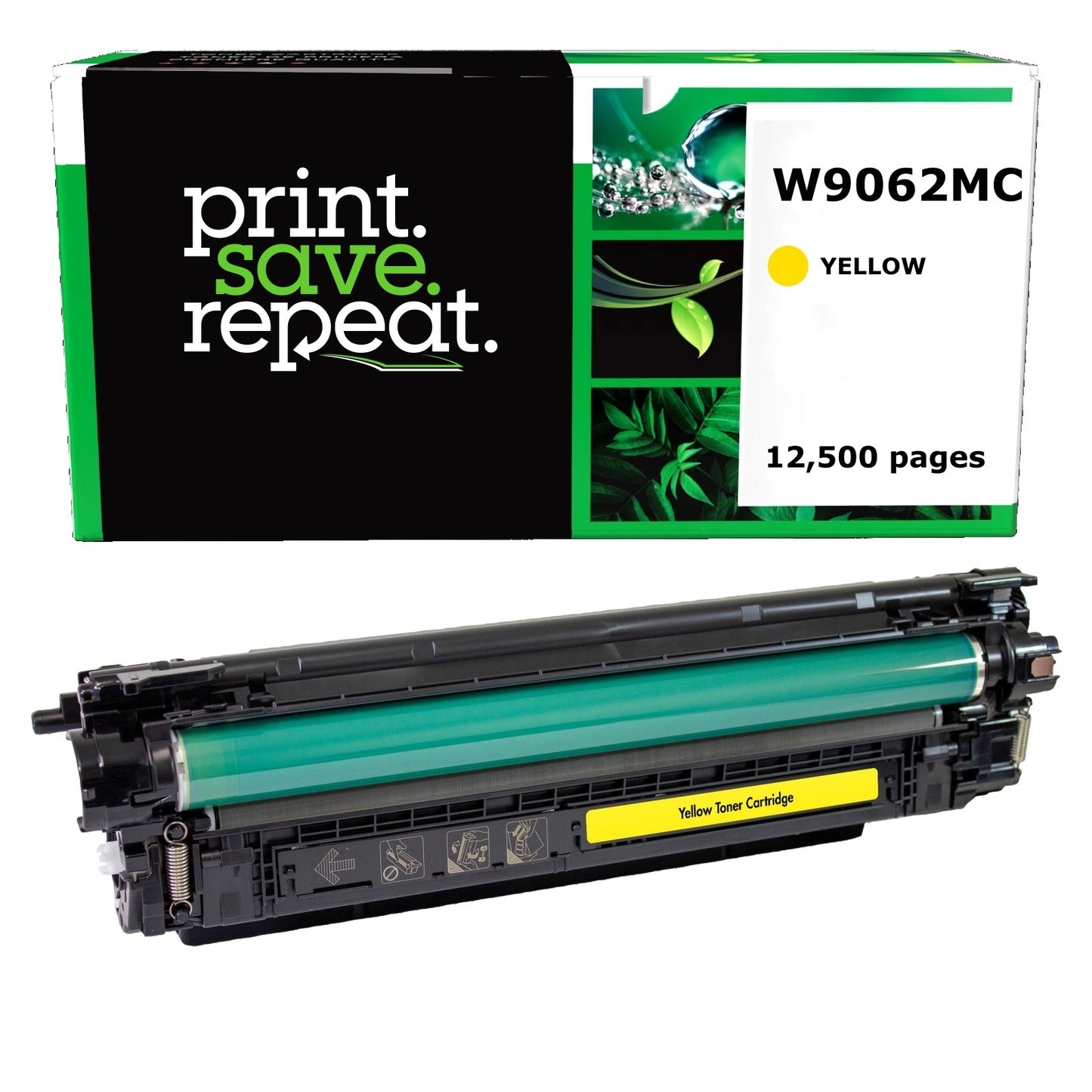 HP W9062MC Yellow Remanufactured Toner Cartridge [12,500 Pages]