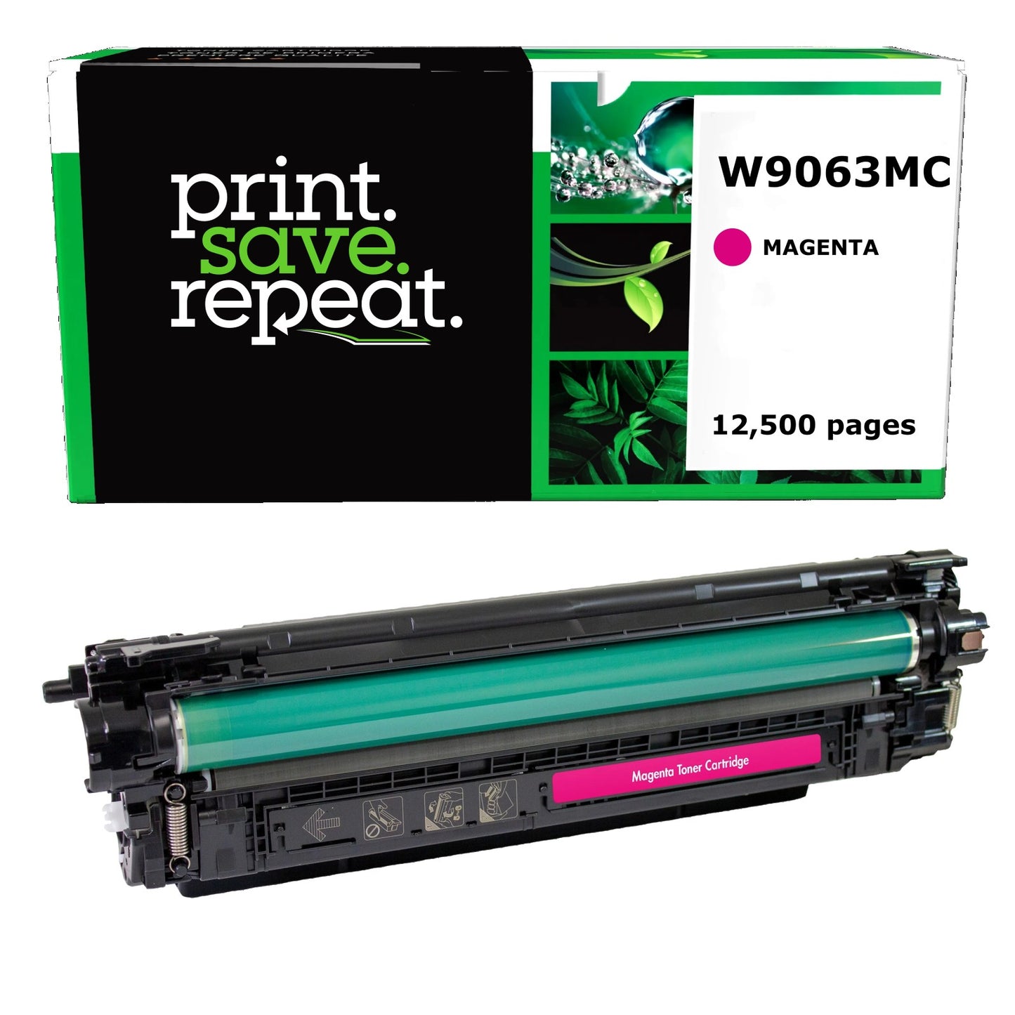 HP W9063MC Magenta Remanufactured Toner Cartridge [12,500 Pages]