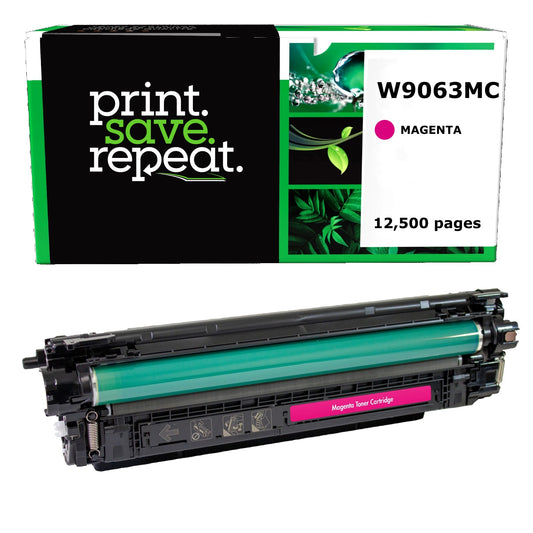 HP W9063MC Magenta Remanufactured Toner Cartridge [12,500 Pages]