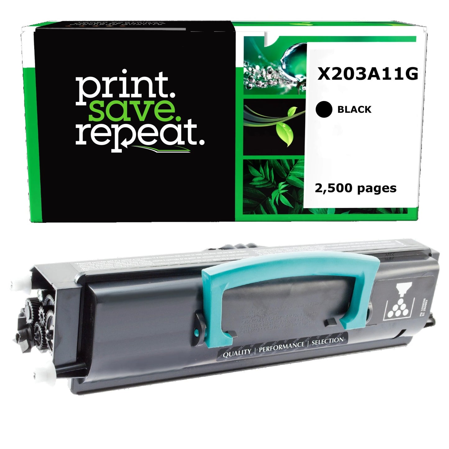 Lexmark X203A11G, X203A21G Remanufactured Toner Cartridge [2,500 Pages]