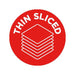 Thin Sliced (icon) Label