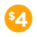 $4 (icon) Label