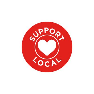 Support Local (icon) Label