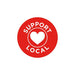 Support Local (icon) Label