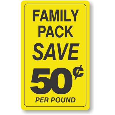 Print.save.repeat Family Pack - Save 50c Label | Roll of 250 – Print.Save.Repeat.