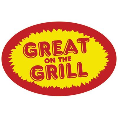 Great on the Grill Label