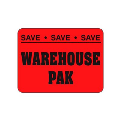Save Labels Warehouse Pak-SAVE SAVE SAVE Label | Roll of 500 – Print.Save.Repeat.