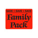 Family Pack - Save Save Save Label