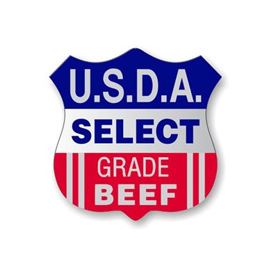 USDA Select Grade Beef Label