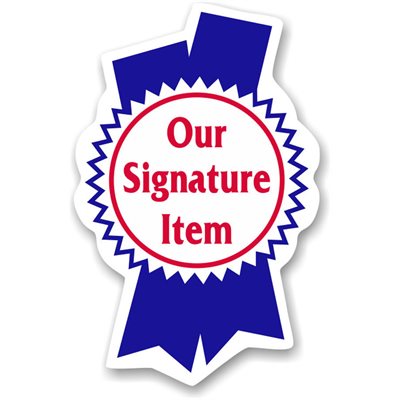 Our Signature Item Label