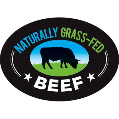 Naturally Grass-Fed Beef Label