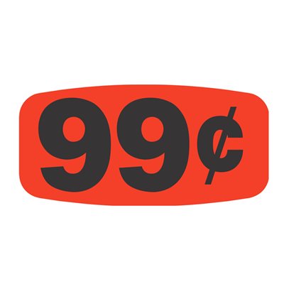 99¢ Label