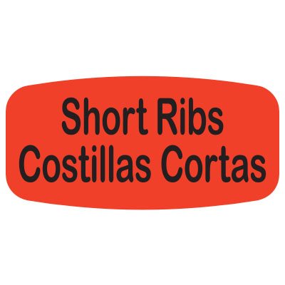 Short Ribs - Costillas Cortas Label