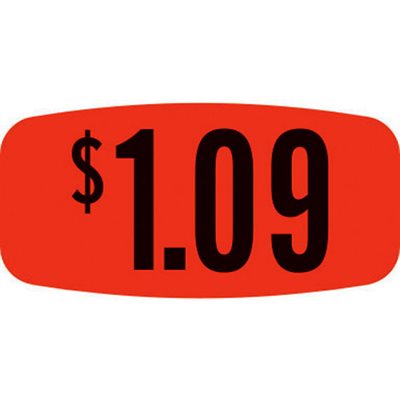 $1.09 Label