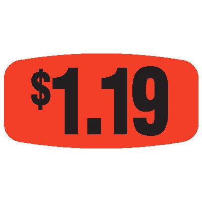 $1.19 Label