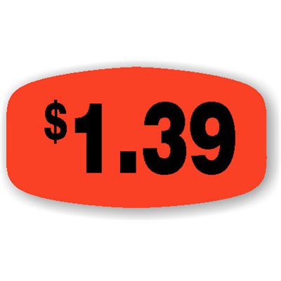 $1.39 Label