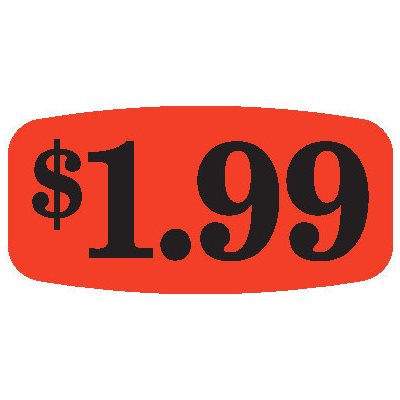 $1.99 Label