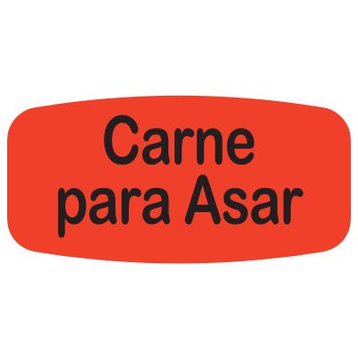 Carne para Asar Label