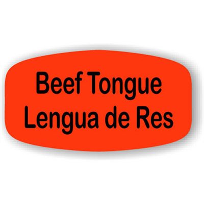 Beef Tongue / Lengua de Res Label