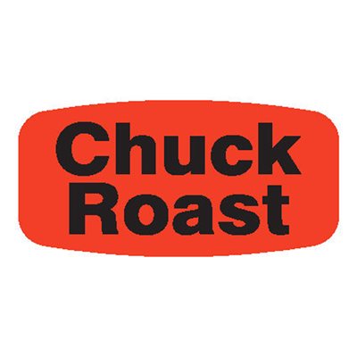 Chuck Roast Label