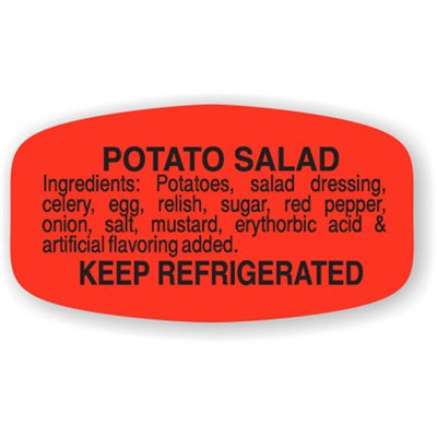 Potato Salad (w/ ing) Label