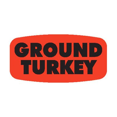 Ground Turkey Label