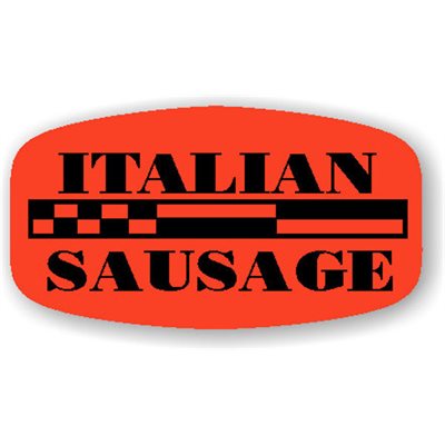 Italian Sausage Label
