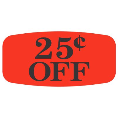 25¢ Off Label