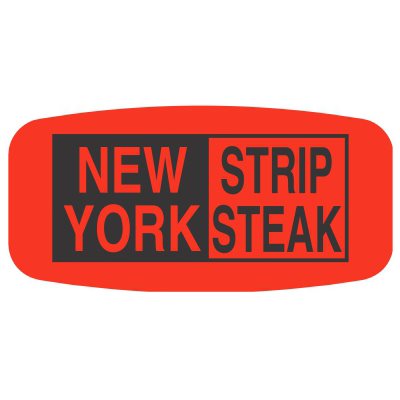 New York Strip Steak Label