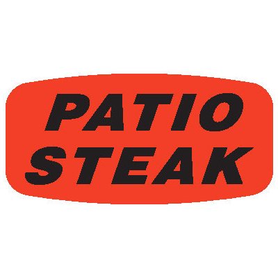 Patio Steak Label