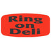 Ring on Deli Label