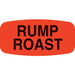 Rump Roast Label