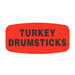 Turkey Drumsticks Label