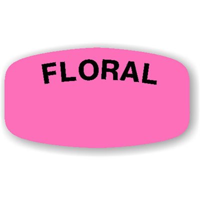 Floral (write on) Label