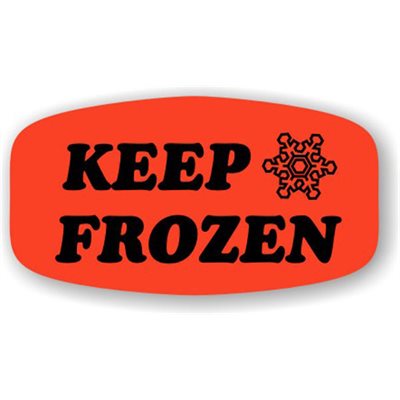 Keep Frozen Label