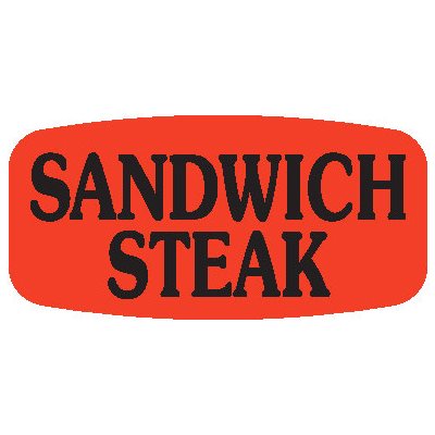 Sandwich Steak Label