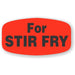 For Stir Fry Label
