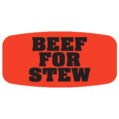 Stew Label Beef For Stew Label | Roll of 1,000 – Print.Save.Repeat.
