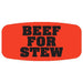 Beef For Stew Label