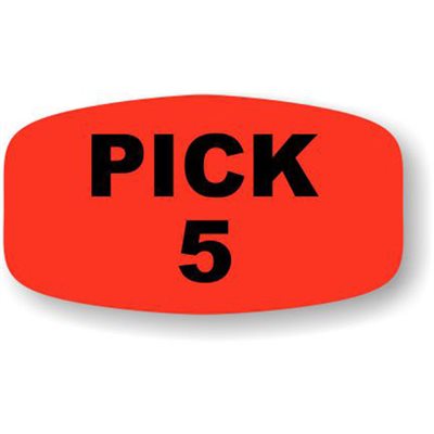 Pick 5 Label