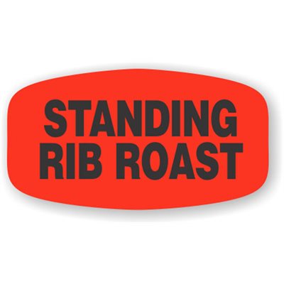 Standing Rib Roast Label