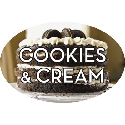 Cookies & Cream Label