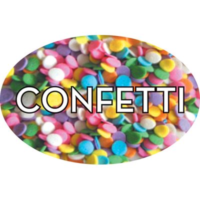 Confetti Label